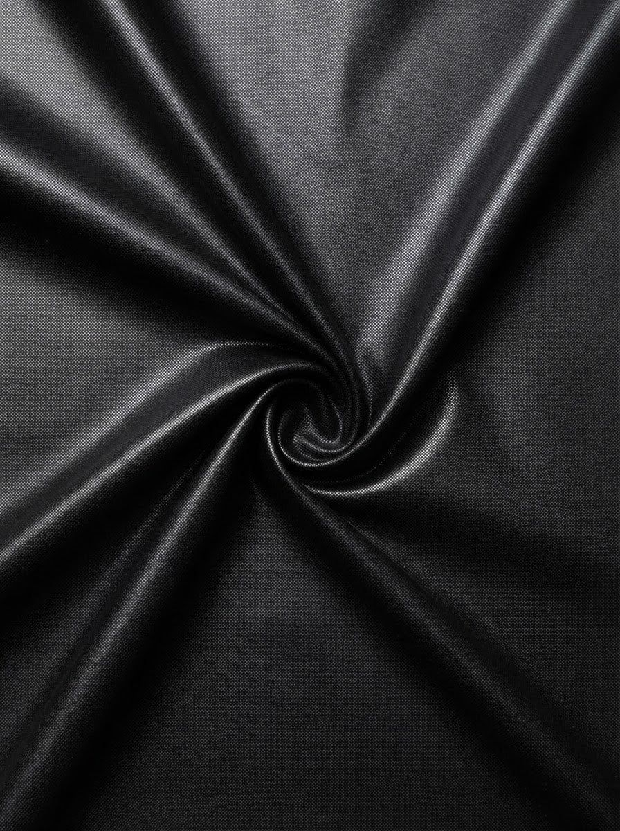 TP-0015 Black (C02) — lifestyle drape · texture visualization (UM-29)