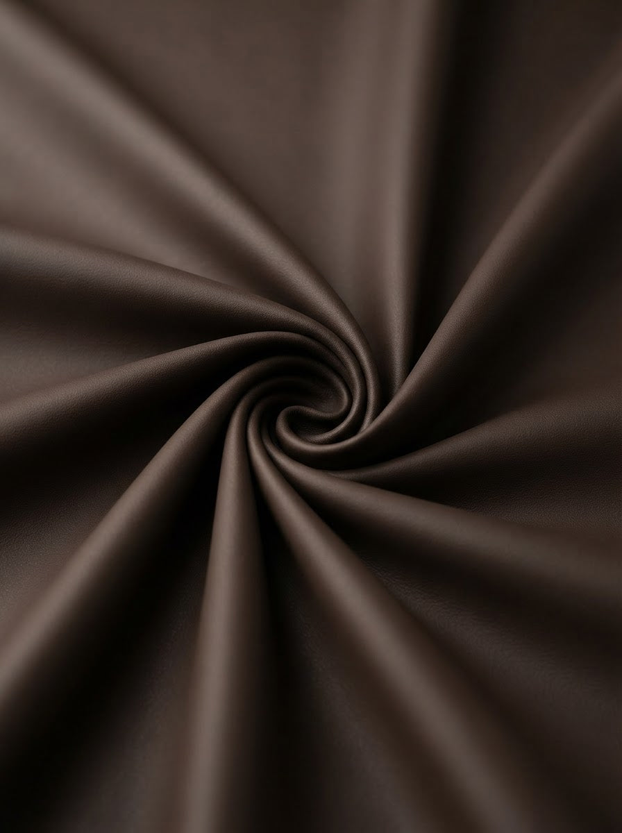 RS-0003 Brown (C04) — lifestyle drape · texture visualization (UM-T)