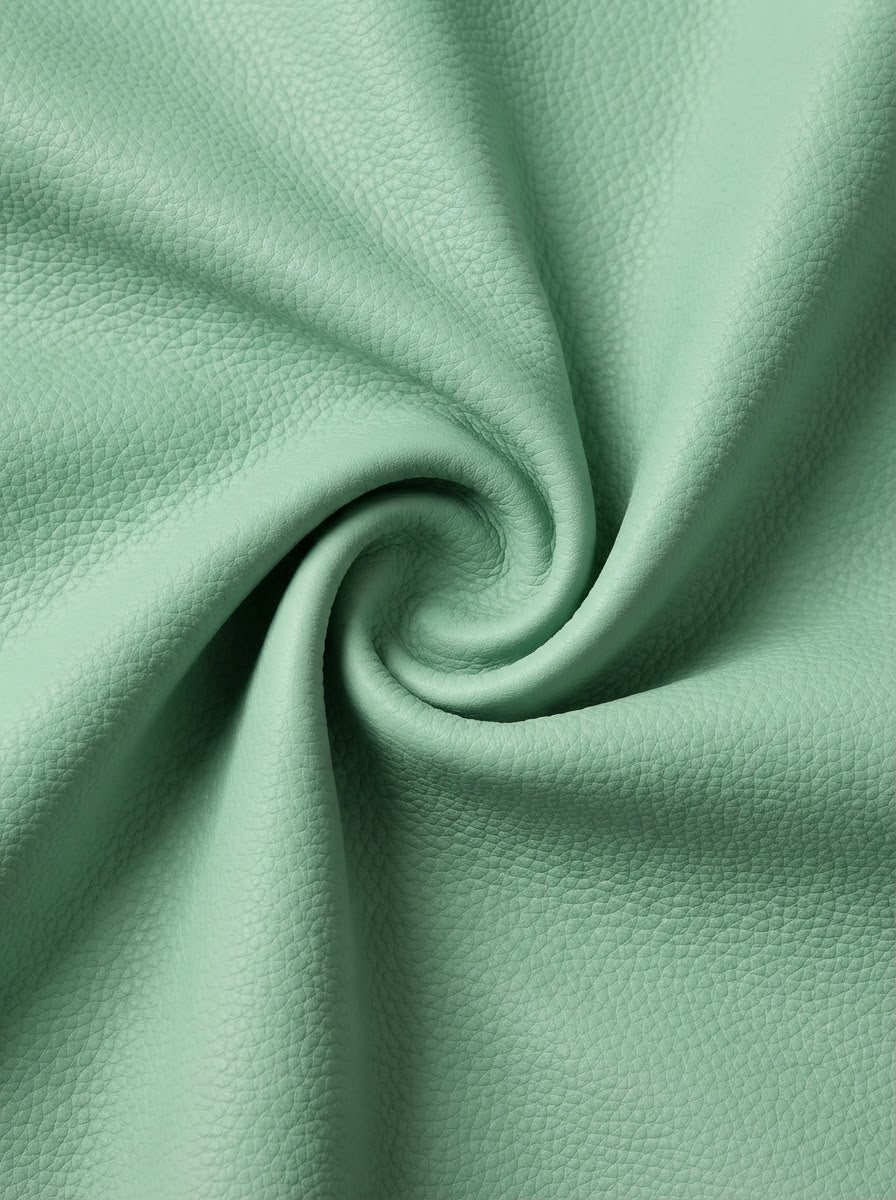 RS-0018 Mint (C30) — lifestyle drape · texture visualization (DE-178)