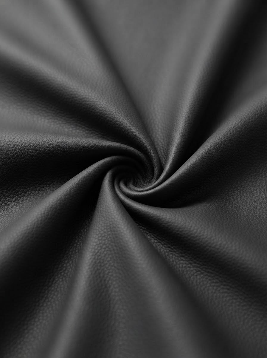 RS-0028 Black (C02) — lifestyle drape · texture visualization (DE-178)