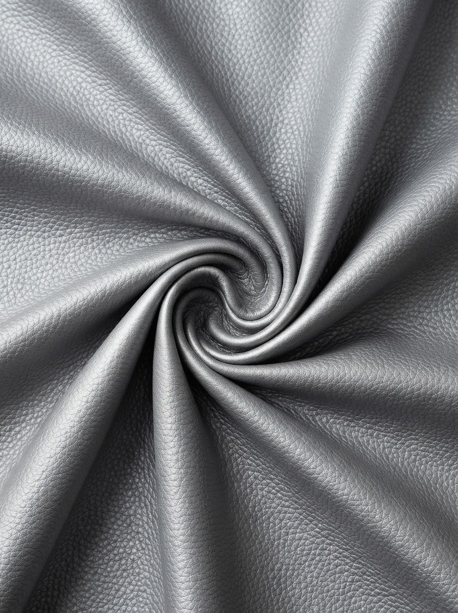 RS-0027 Silver (C08) — lifestyle drape · texture visualization (DE-178)