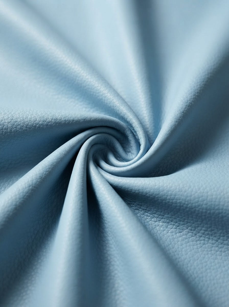 RS-0018 Sky Blue (C29) — lifestyle drape · texture visualization (DE-178)