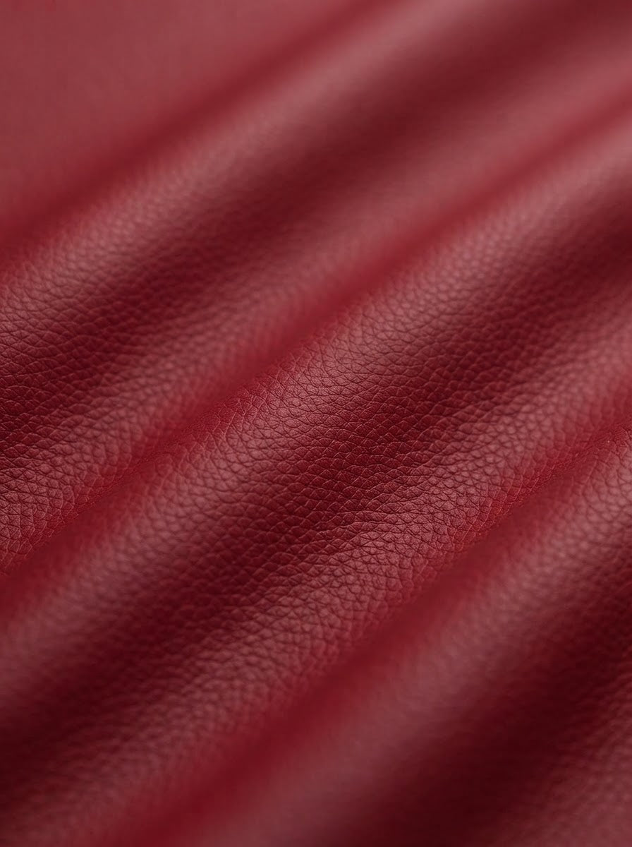 RS-0035 Red (C12) — lifestyle drape · texture visualization (DE-178)