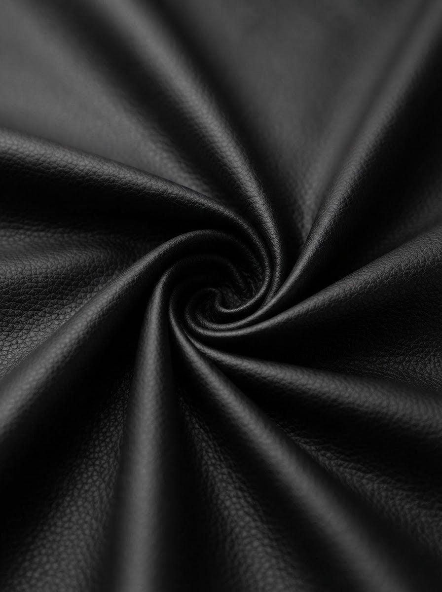 RS-0037 Black (C02) — lifestyle drape · texture visualization (DE-178)