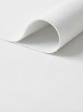 RS-0002 Snow White (C34) — swatch front & backing · texture visualization (UM-T)