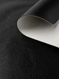 TP-0028 Black (C02) — swatch front & backing · texture visualization (R-64)
