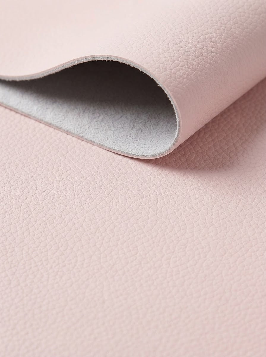 RS-0018 Light Pink (C36) — swatch front & backing · texture visualization (DE-178)