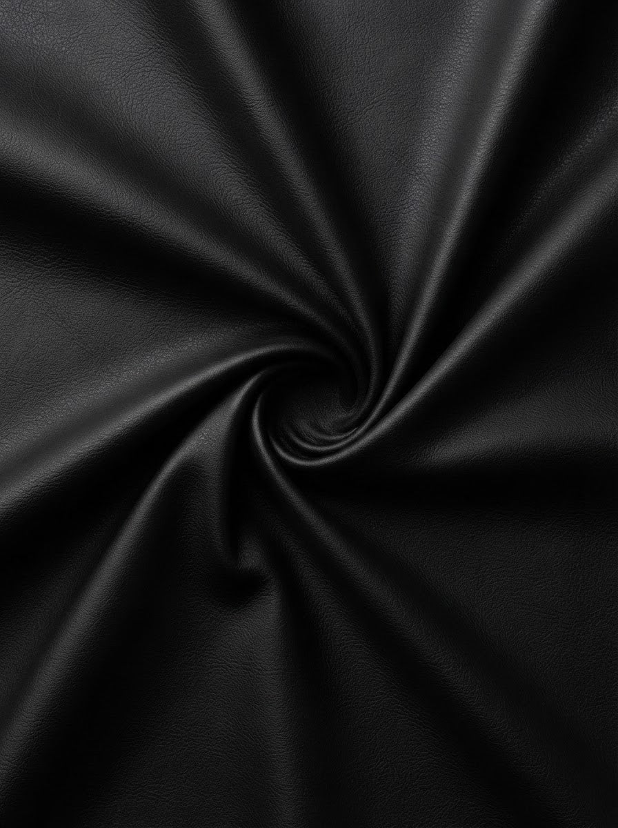 TP-0045 Black (C02) — lifestyle drape · texture visualization (R-64)