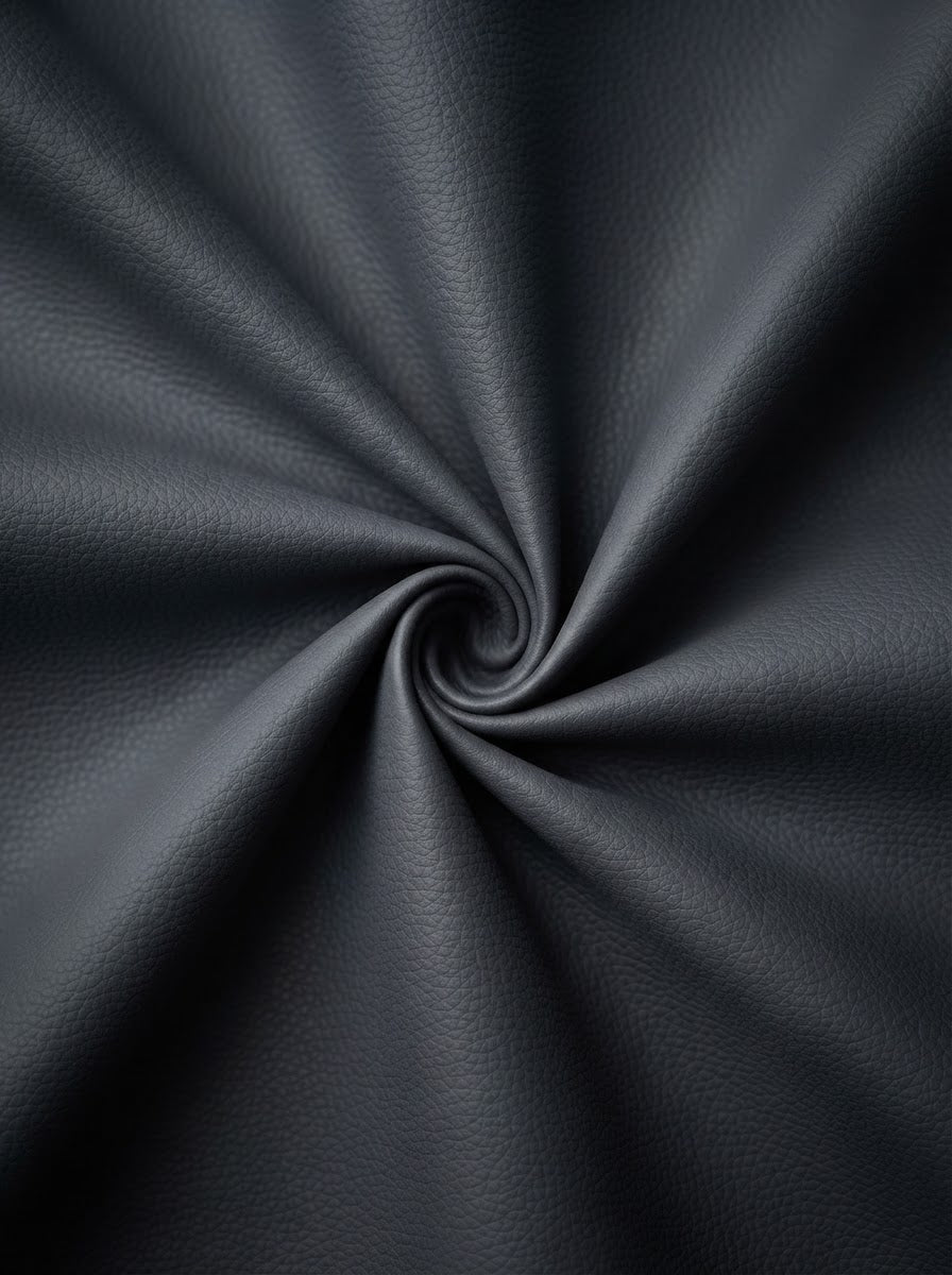 TP-0025 Black (C02) — lifestyle drape · texture visualization (DE-178)