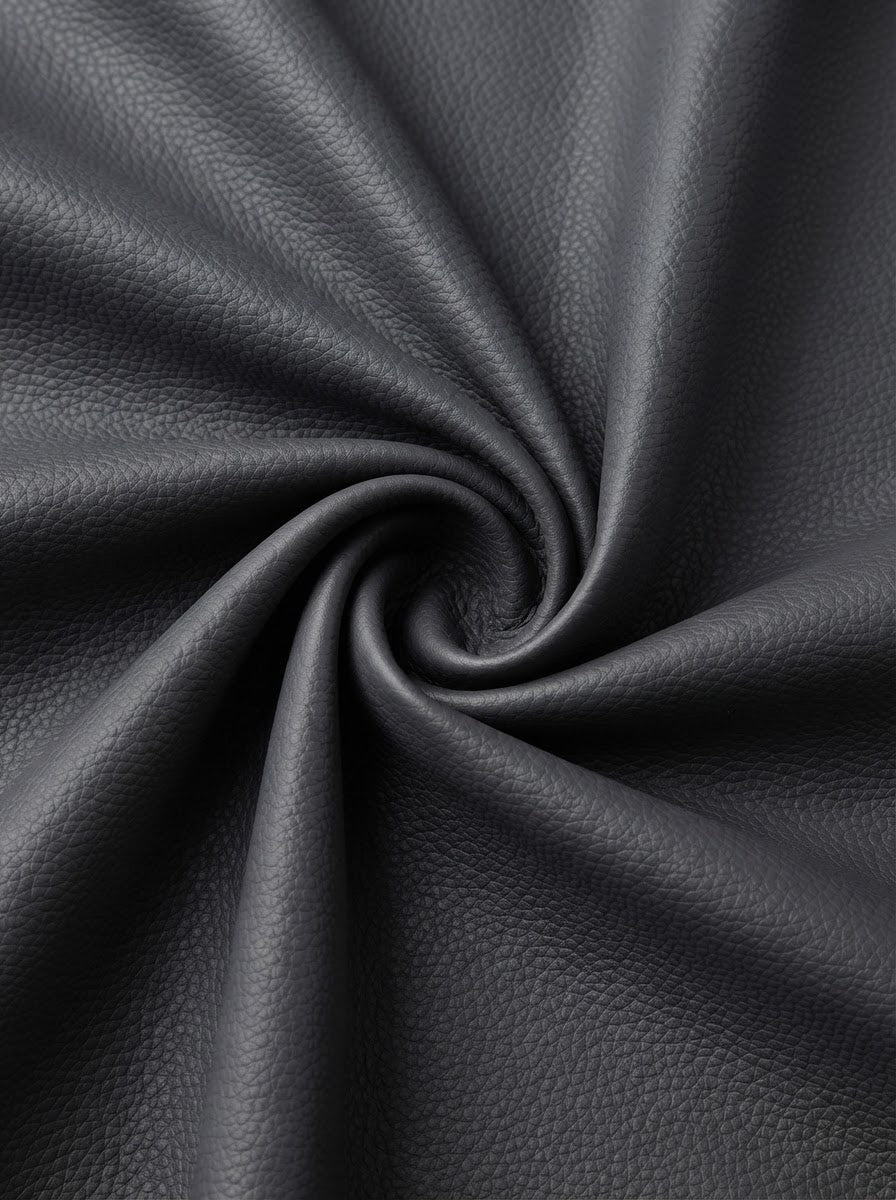 RS-0018 Gray (C24) — lifestyle drape · texture visualization (DE-178)