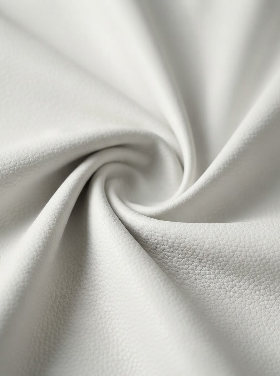 RS-0018 White (C01) — lifestyle drape · texture visualization (DE-178)