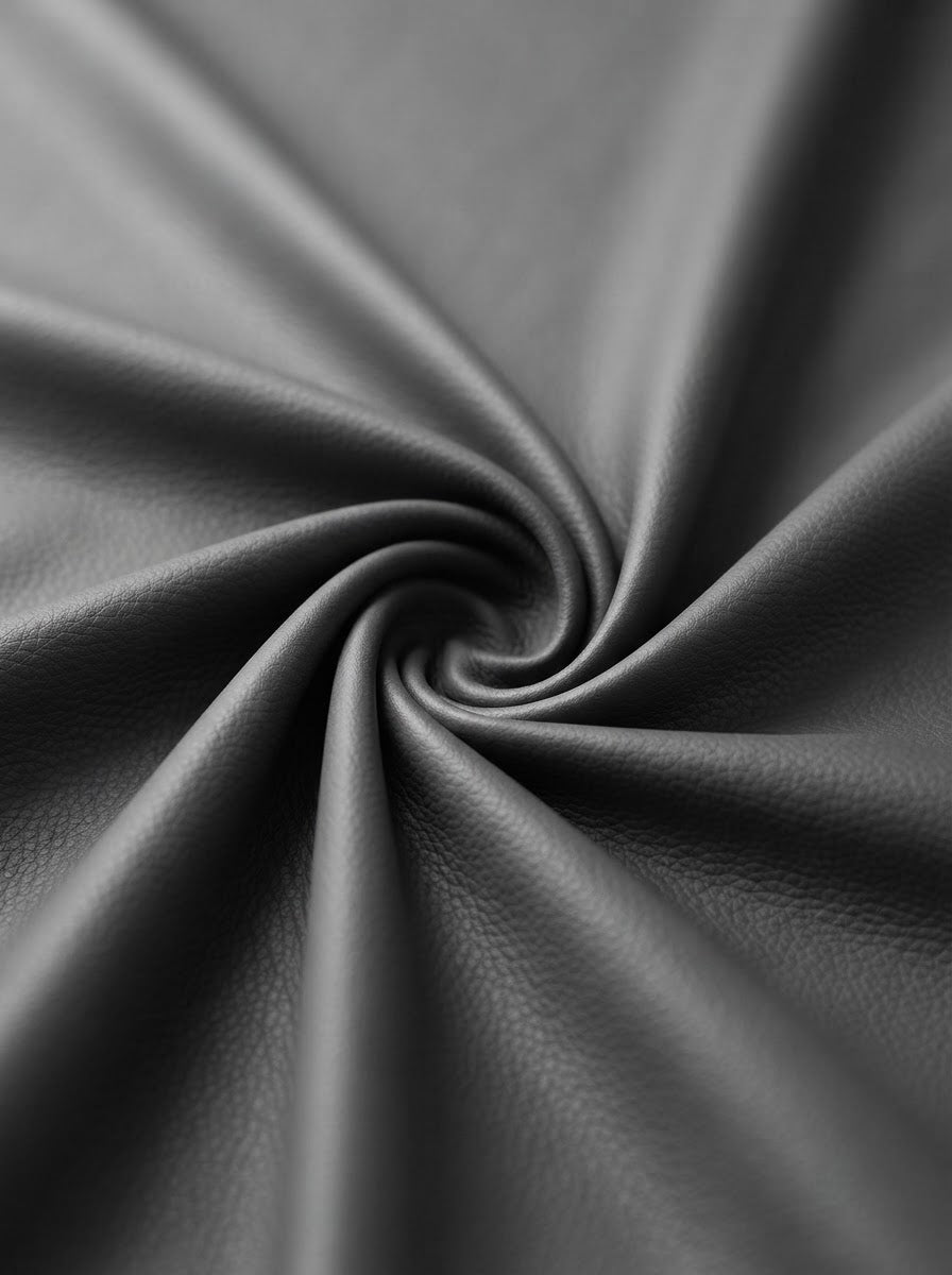 RS-0023 Gray (C24) — lifestyle drape · texture visualization (DE-178)