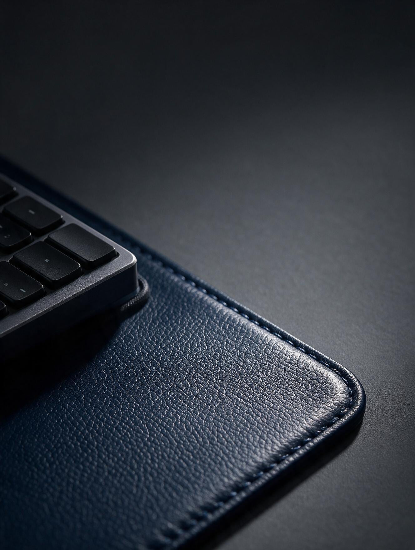 RS-0007 Navy (C05) — product example · texture visualization (DE-178)