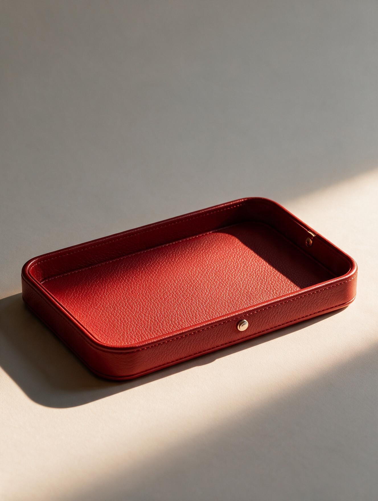 RS-0035 Red (C12) — product example · texture visualization (DE-178)