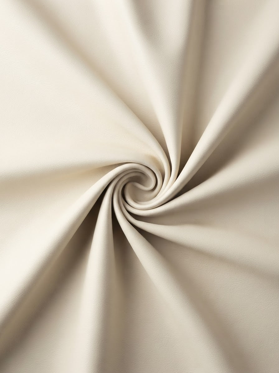 TP-0030 Ivory (C03) — lifestyle drape · texture visualization (DE-43)