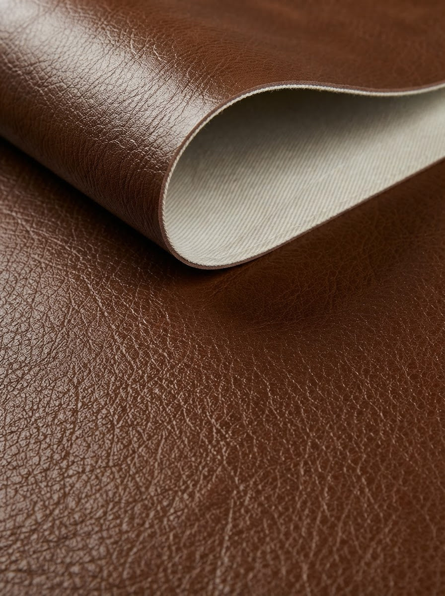 TP-0011 Brown (C04) — swatch front & backing · texture visualization (R-64)