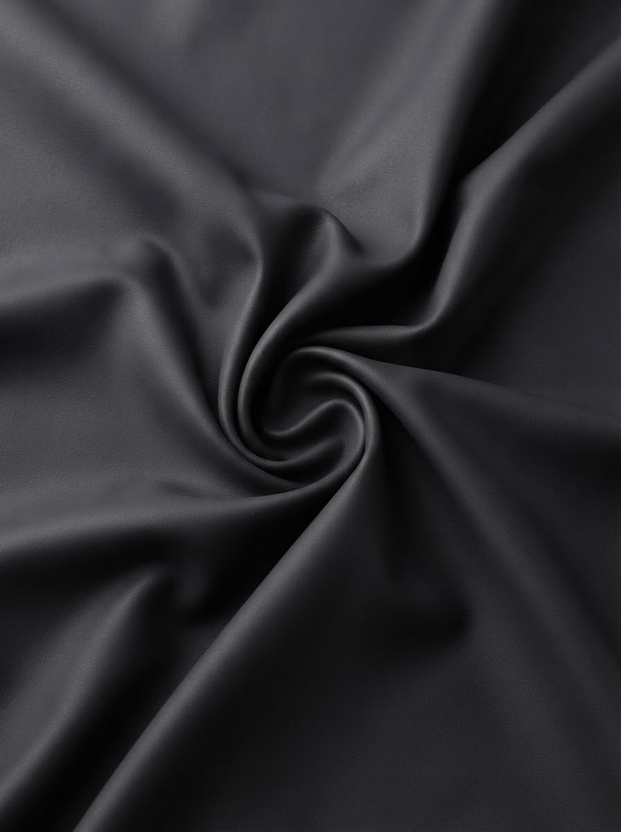 RS-0002 Black (C02) — lifestyle drape · texture visualization (UM-T)