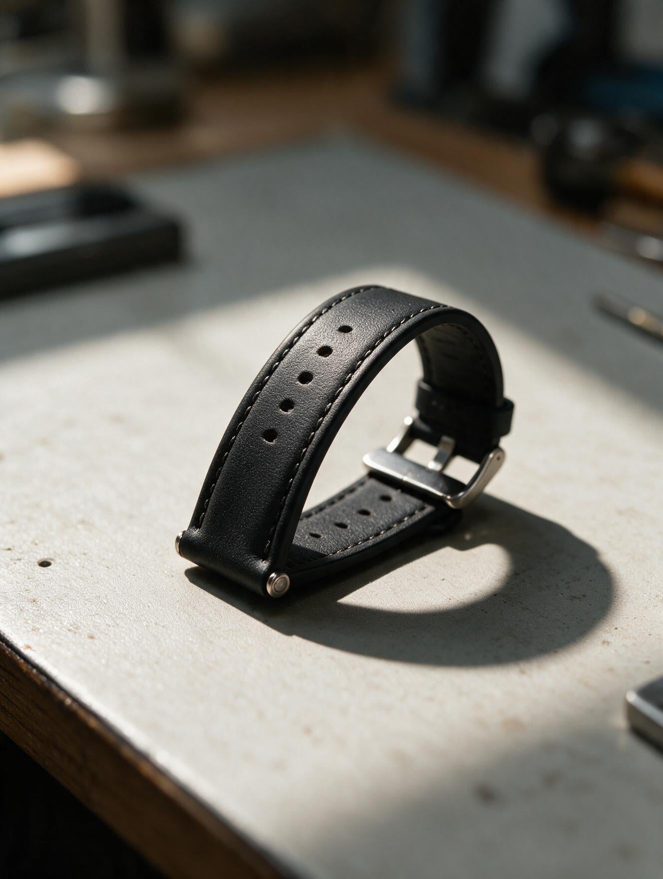 RS-0014 Black (C02) — product example · texture visualization (UM-T)