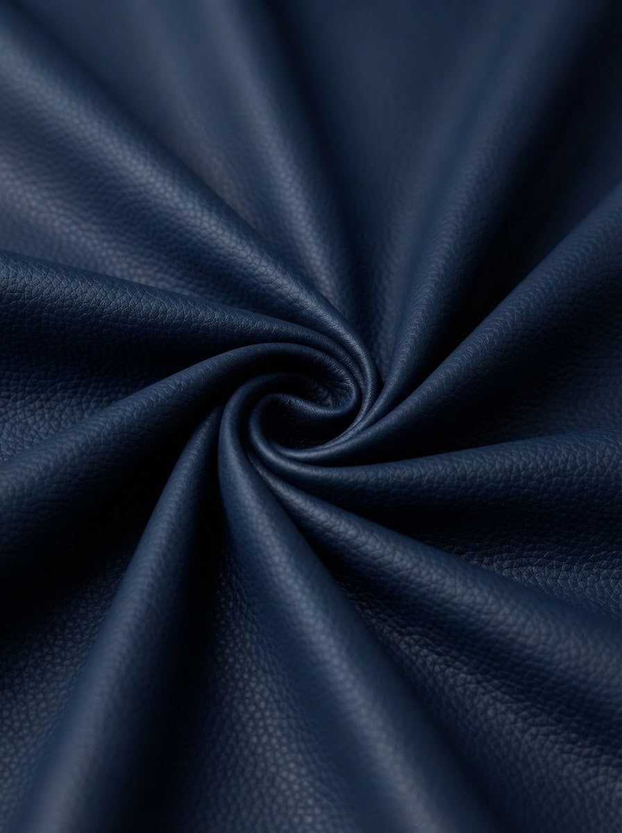 RS-0013 Navy (C05) — lifestyle drape · texture visualization (DE-178)