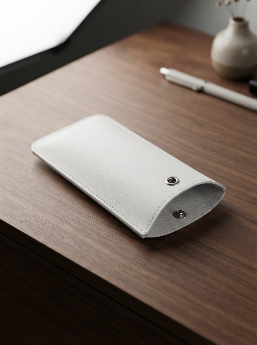 TP-0016 White (C01) — product example · texture visualization (UM-T)