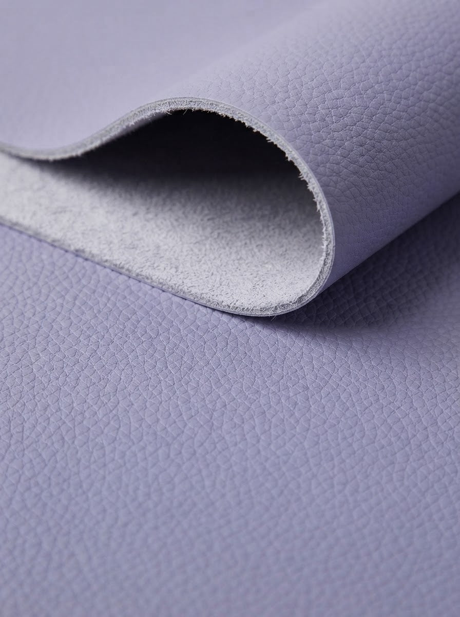 RS-0018 Lavender (C27) — swatch front & backing · texture visualization (DE-178)