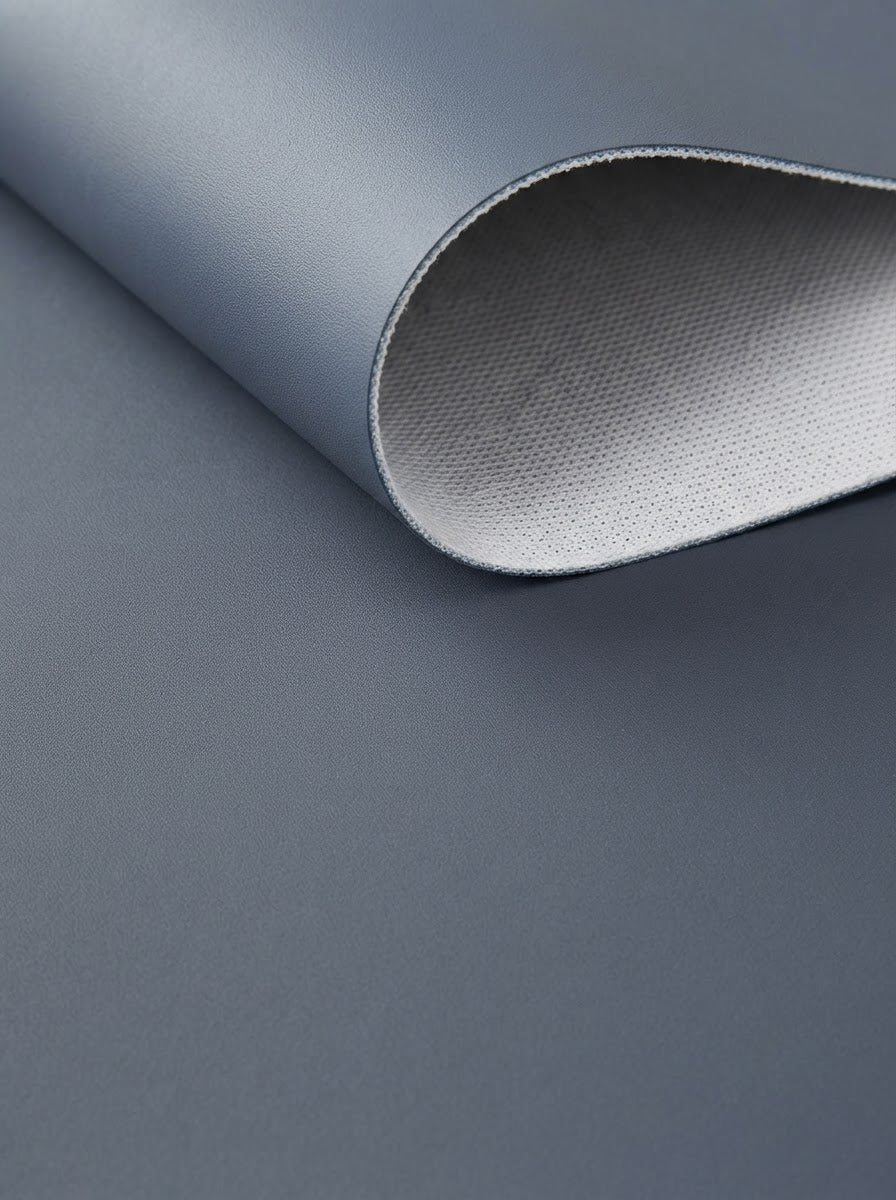 TP-0020 Blue (C09) — swatch front & backing · texture visualization (UM-T)