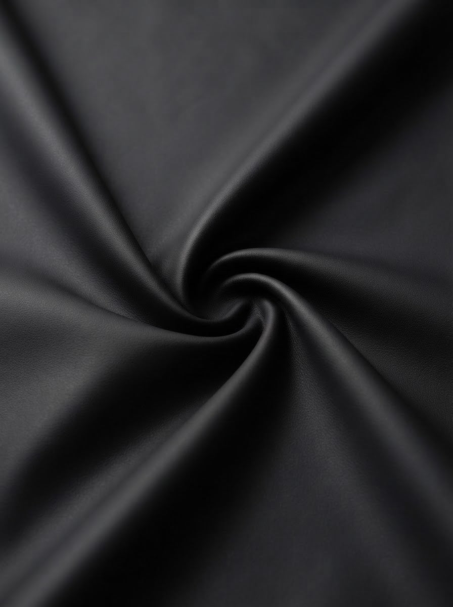 RS-0021 Black (C02) — lifestyle drape · texture visualization (UM-T)