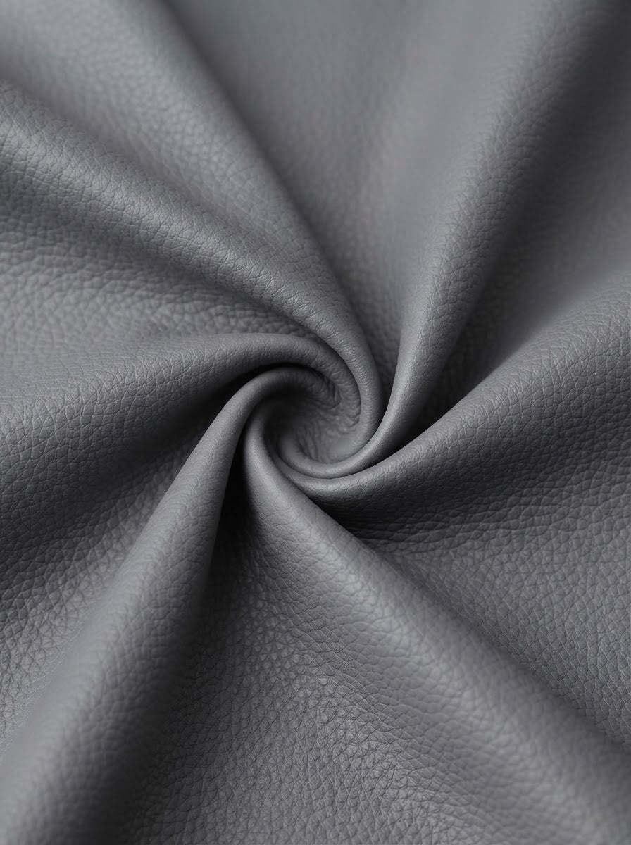 RS-0034 Gray (C24) — lifestyle drape · texture visualization (DE-178)