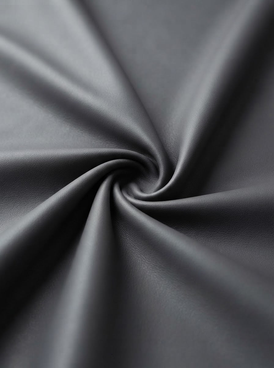 RS-0003 Grey (C24) — lifestyle drape · texture visualization (UM-T)