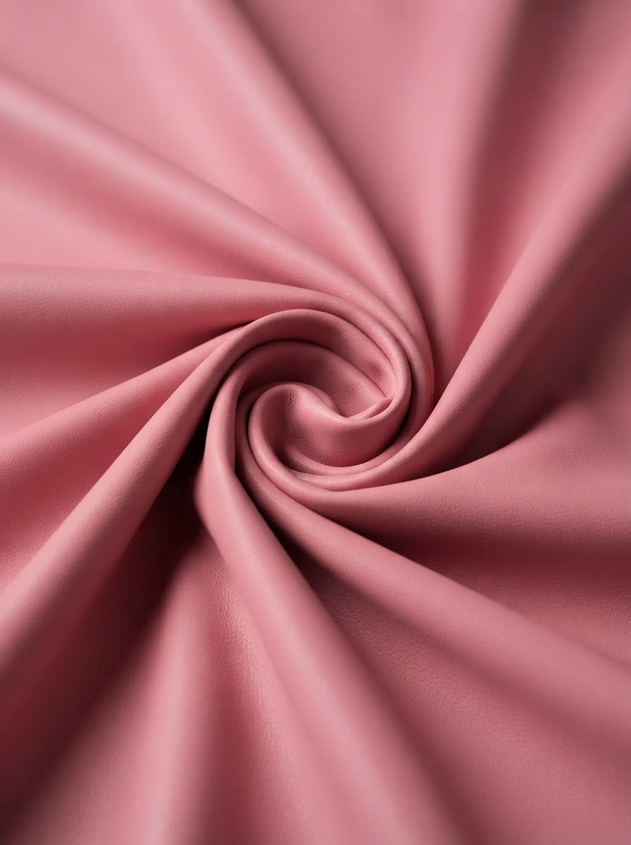 RS-0001 Pink (C20) — lifestyle drape · texture visualization (UM-T)