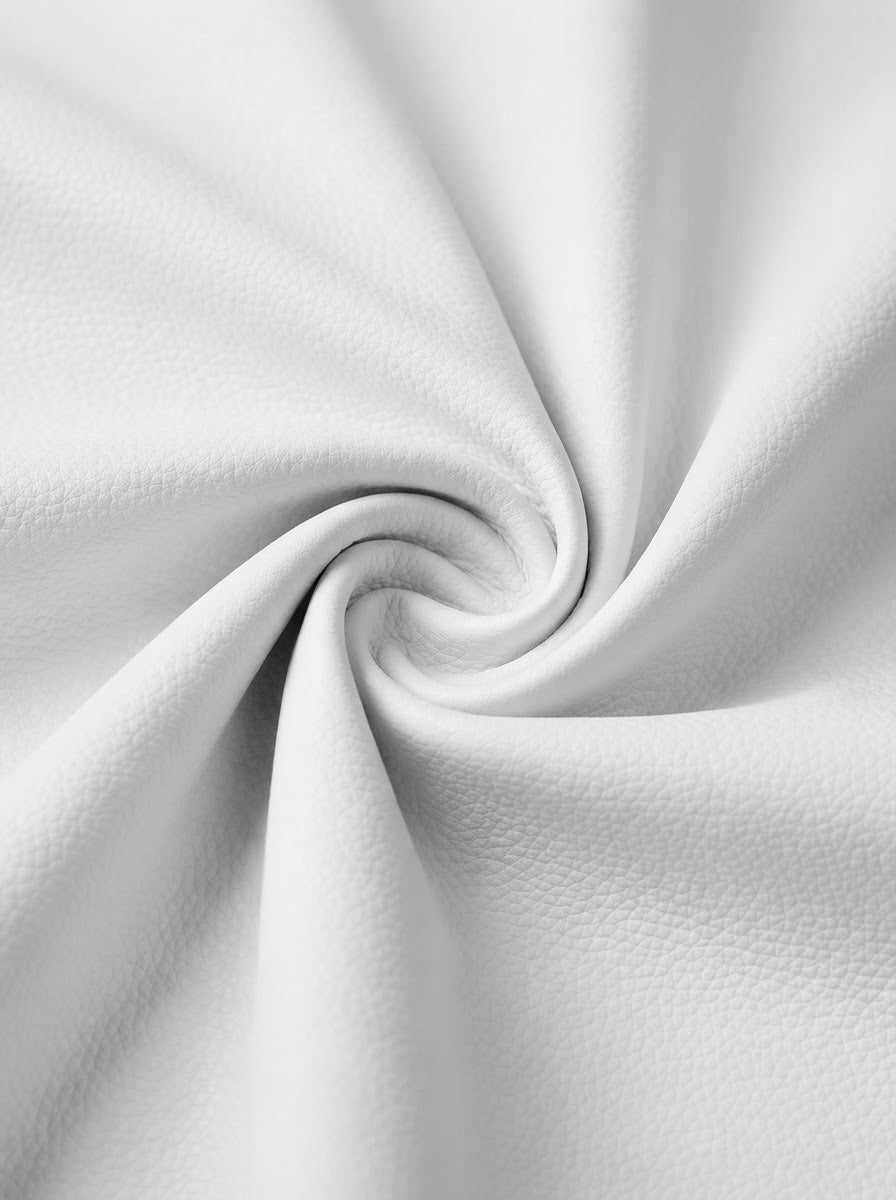 RS-0036 White (C01) — lifestyle drape · texture visualization (DE-178)