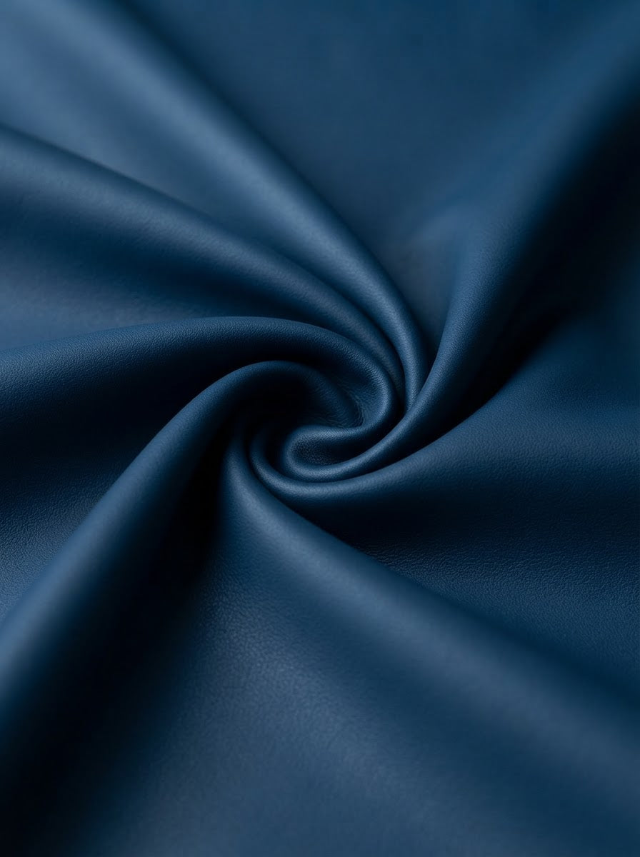 RS-0006 Blue (C09) — lifestyle drape · texture visualization (UM-T)
