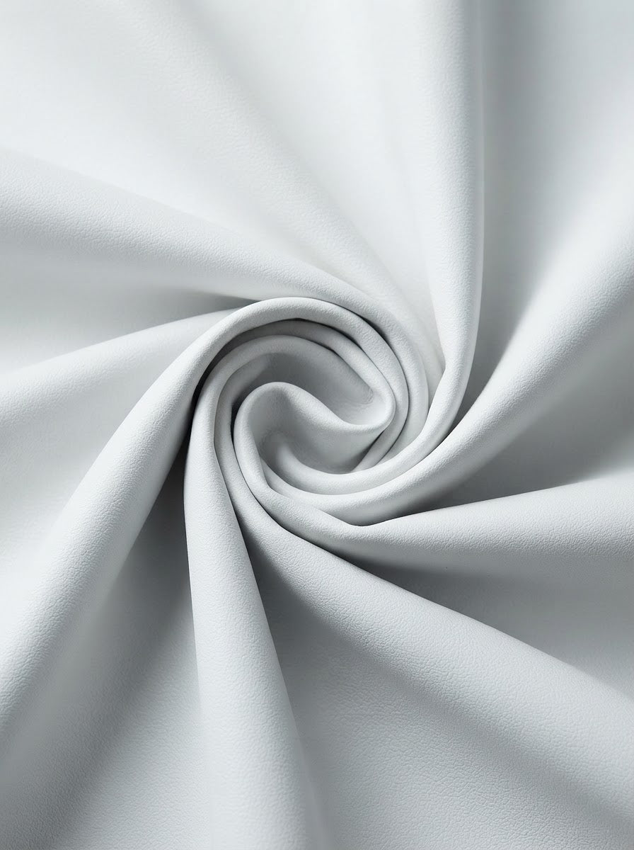 TP-0016 White (C01) — lifestyle drape · texture visualization (UM-T)