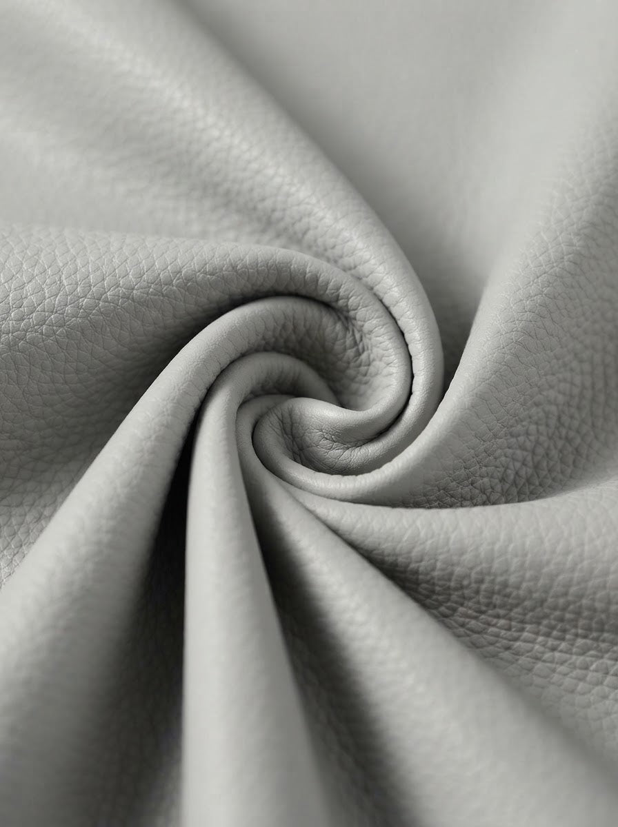 RS-0018 Light Gray (C39) — lifestyle drape · texture visualization (DE-178)