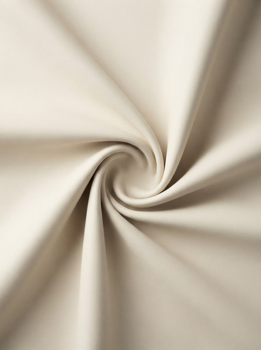 RS-0001 Ivory (C03) — lifestyle drape · texture visualization (UM-T)