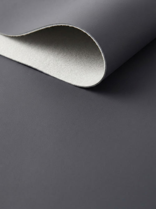 RS-0010 Gray (C24) — swatch front & backing · texture visualization (UM-T)