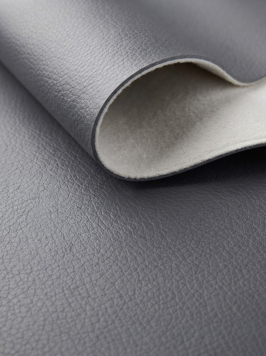 RS-0012 Gray (C24) — swatch front & backing · texture visualization (DE-41)