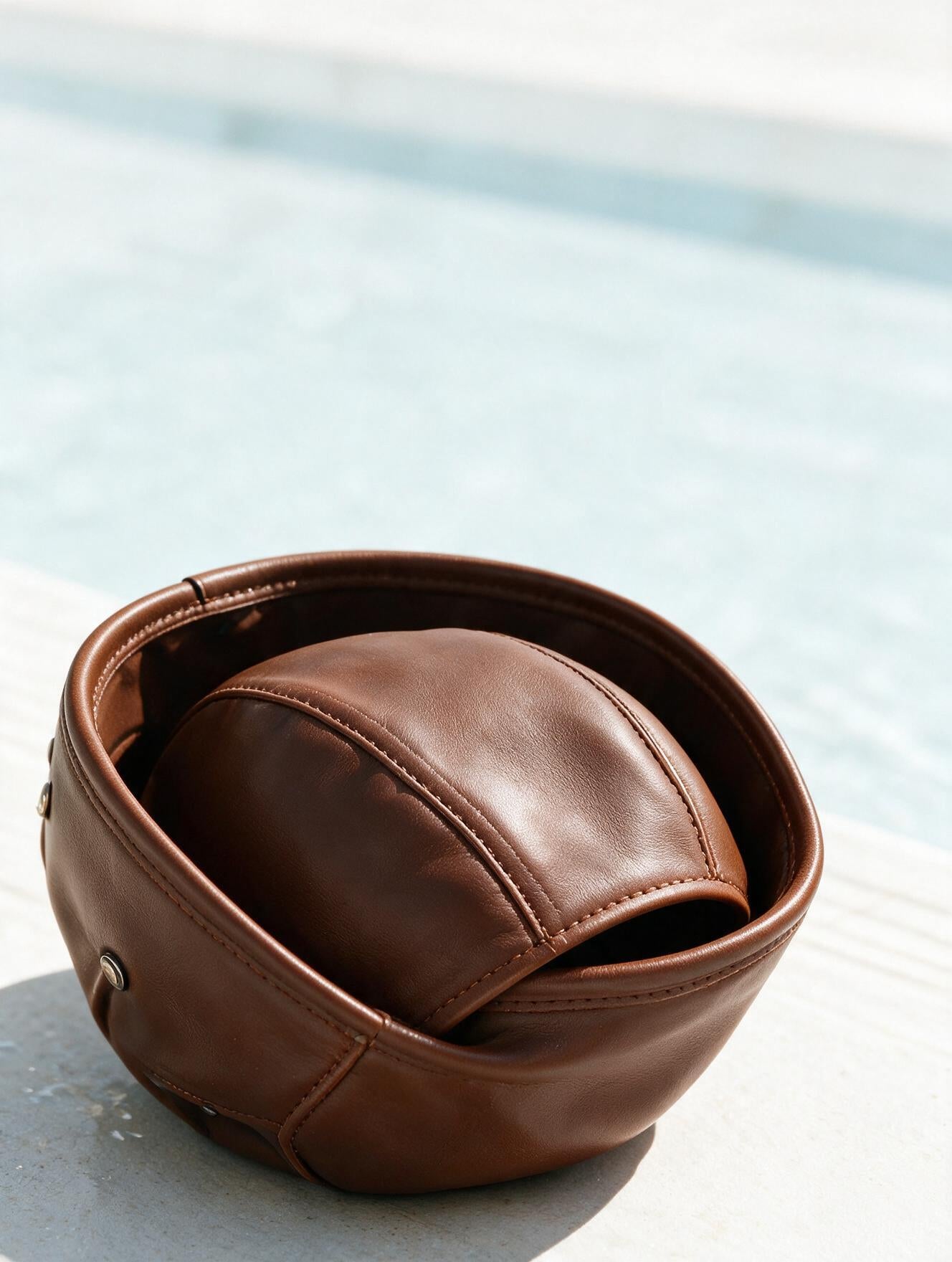 RS-0003 Brown (C04) — product example · texture visualization (UM-T)